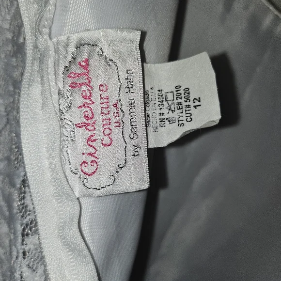 Cinderella Couture Child's 12 Lace Dress white - Picture 4 of 4